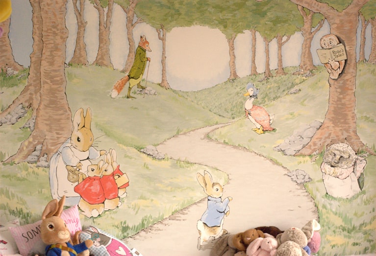 Studio 10 Mural Peter Rabbit 3