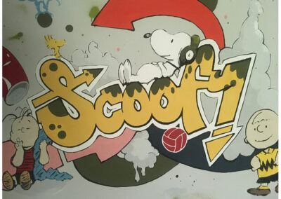 Studio 10 Mural Snoopy