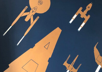 Studio 10 Mural Spaceships 9