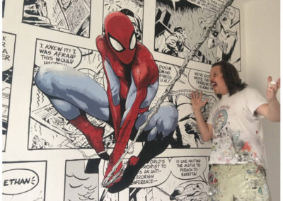 Studio 10 Mural Spiderman Comic 3