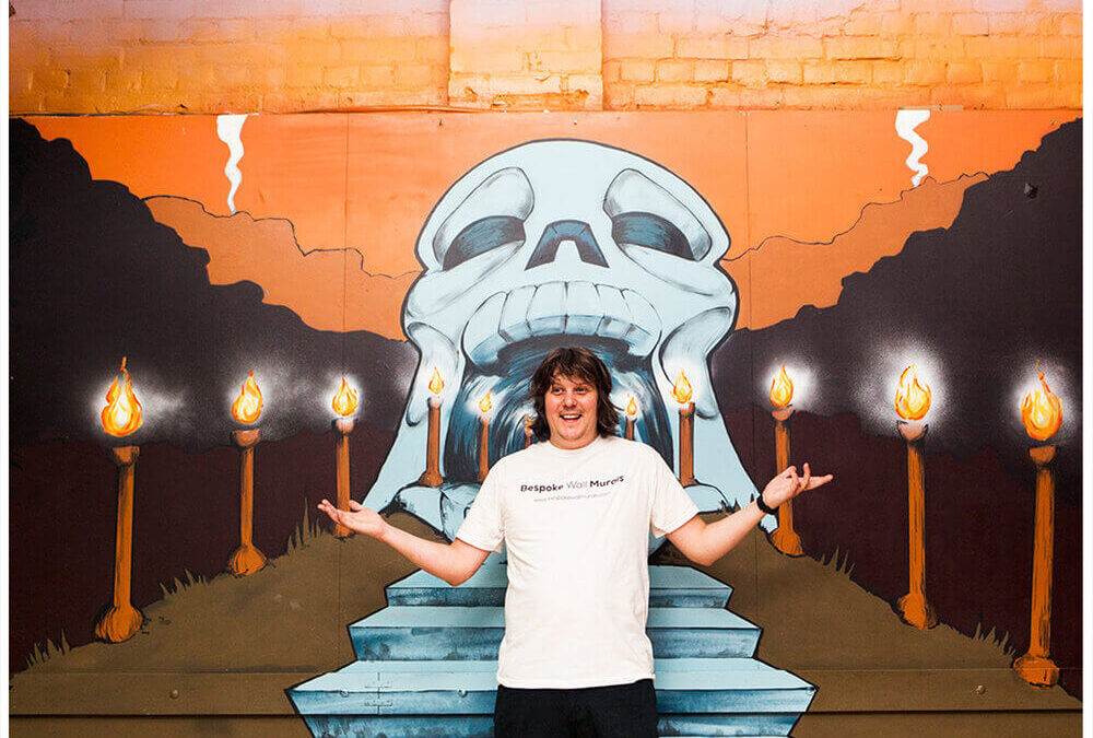 Studio 10 Wall Mural Skull