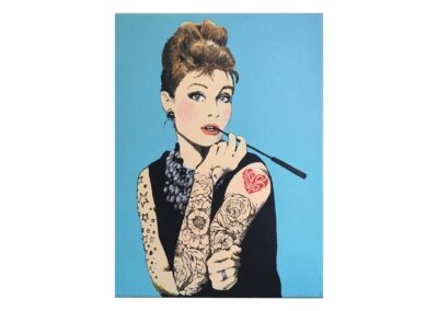Studio 10 Audrey Hepburn Painting