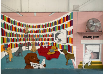 Studio 10 Mural Dog Library 4
