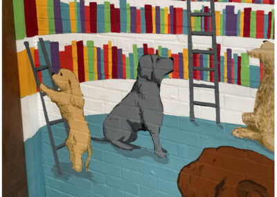 Studio 10 Mural Dog Library 5