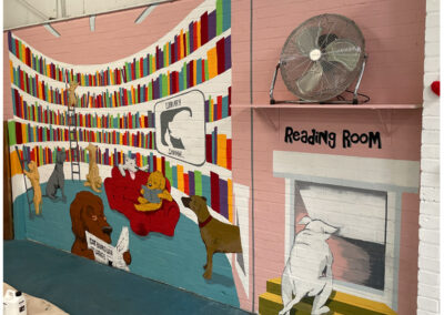 Studio 10 Mural Dog Library 3