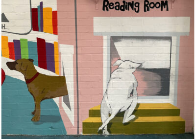 Studio 10 Mural Dog Library 12