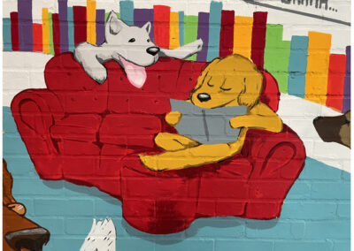 Studio 10 Mural Dog Library 10