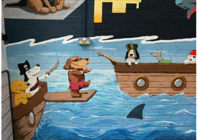 Studio 10 Pirate Dogs Mural 6