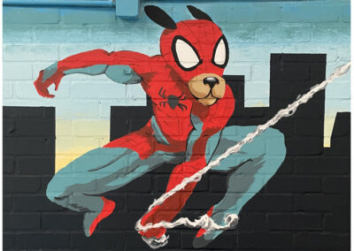 Studio 10 Spider Dog mural