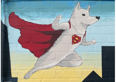 Studio 10 Super Dog Mural