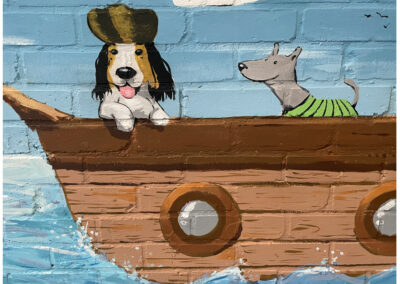 Studio 10 Mural Pirate Dogs 10