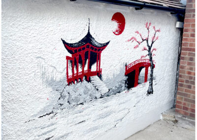 Zen garden wall mural by Studio10